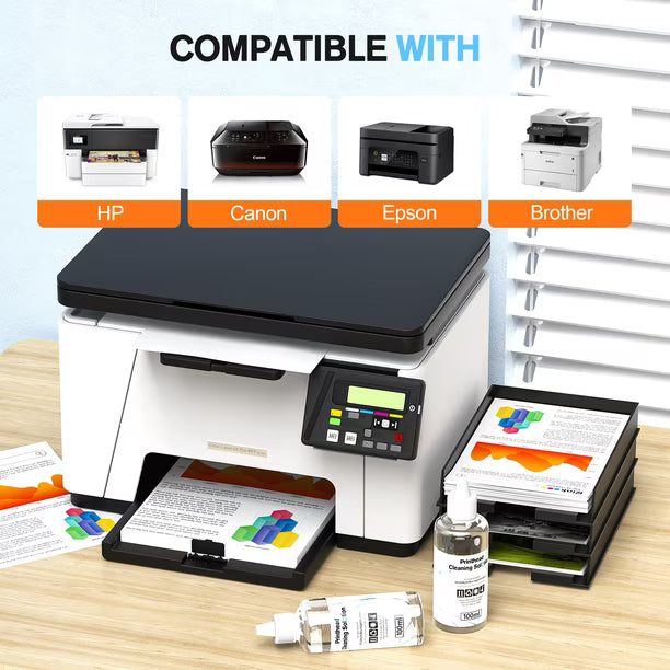 Kit de Limpieza E-Z Ink para Impresoras Epson EcoTank | 100 ml | Limpiador de Cabezales