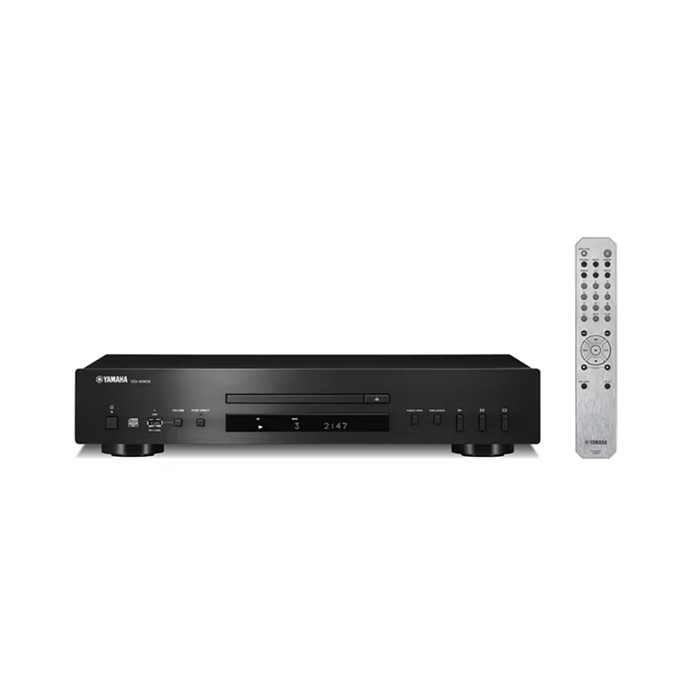 Reproductor de CD Yamaha CD-S303 Negro | Audio Hi-Fi con USB Frontal y Control Remoto 120V