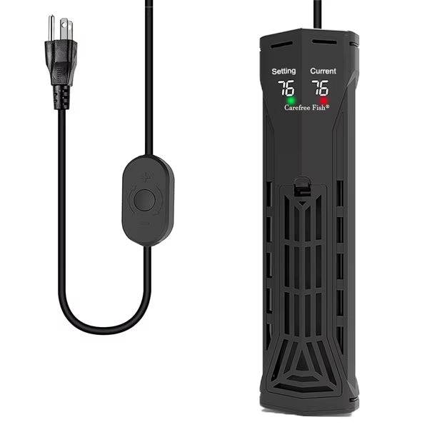 Carefree Fish Calentador Cerámico PTC para Acuarios 500W 110V – Control PID y Protección contra Sobrecalentamiento