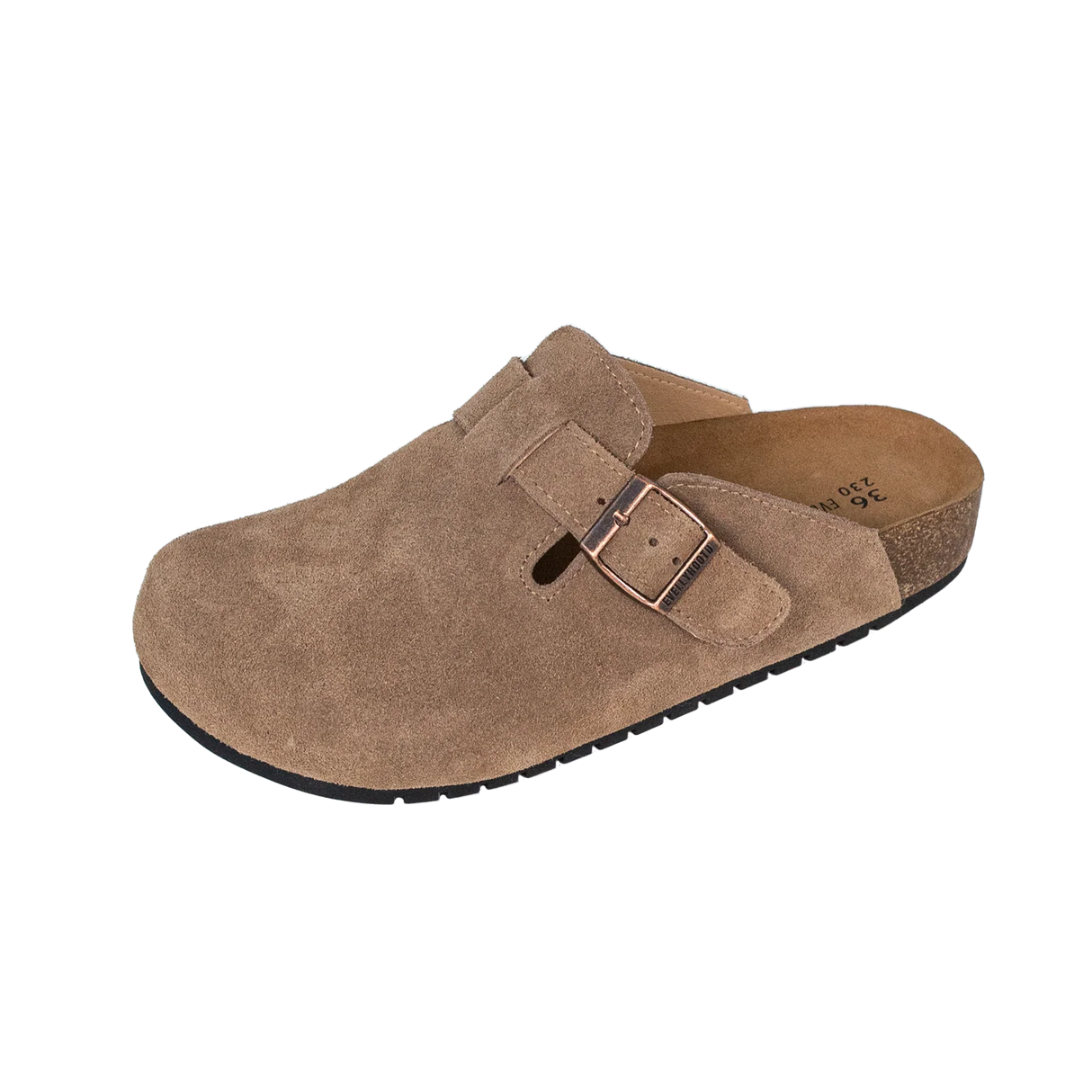 Sandalias Corkelle 8555 | Gamuza | Punta Redonda | Color Camel |