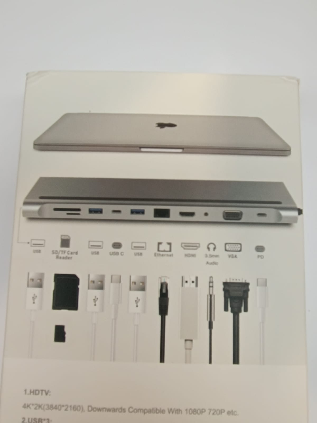 Adaptador Tipo CAdaptador 11 en 1 Tipo C