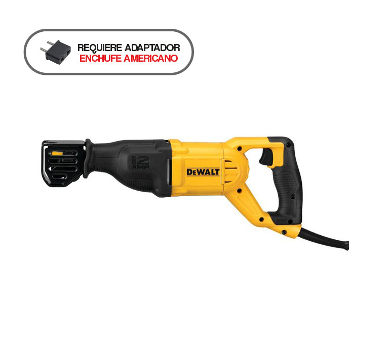 Sierra recíproca DEWALT DWE305 12A 2.900 RPM con cable