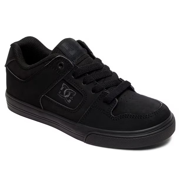 Zapatilla Kids Pure B Negro DC Shoes | Comodidad y Estilo Skate para Niños