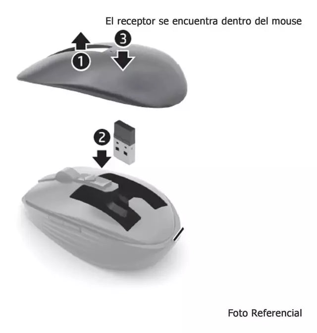 Kit Teclado Mouse Inalambrico Slim Rf Usb K-06