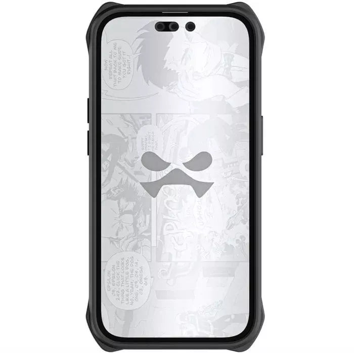 CARCASA ANTIGOLPE EN COLOR EN COLOR NEGRO CON TARJETERO PARA IPHONE 15 PRO Max