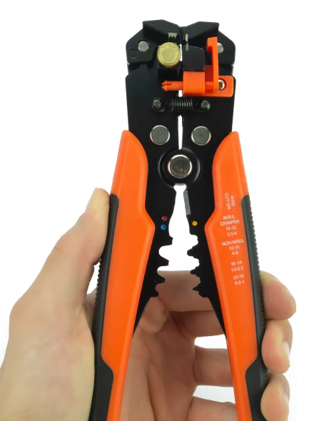 Alicate Pelacables Automático Multifunción – Cortacables y Crimpeadora