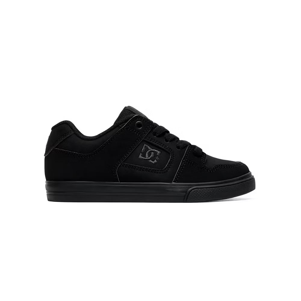Zapatilla Kids Pure B Negro DC Shoes | Comodidad y Estilo Skate para Niños