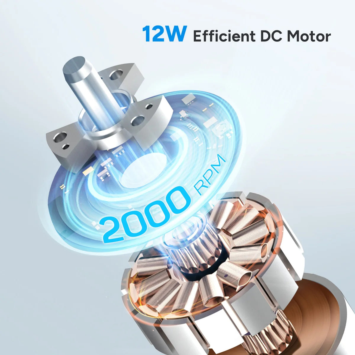Ventilador de Torre 16" 12W DC 120V – Blanco DR.PREPARE DCCF10