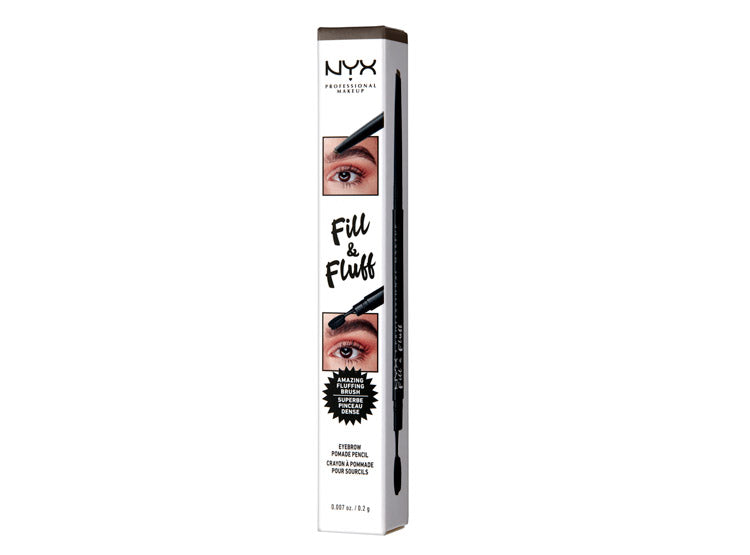 LÁPIZ DE CEJAS NYX FILL & FLUFF EYEBROW - CHOCOLATE
