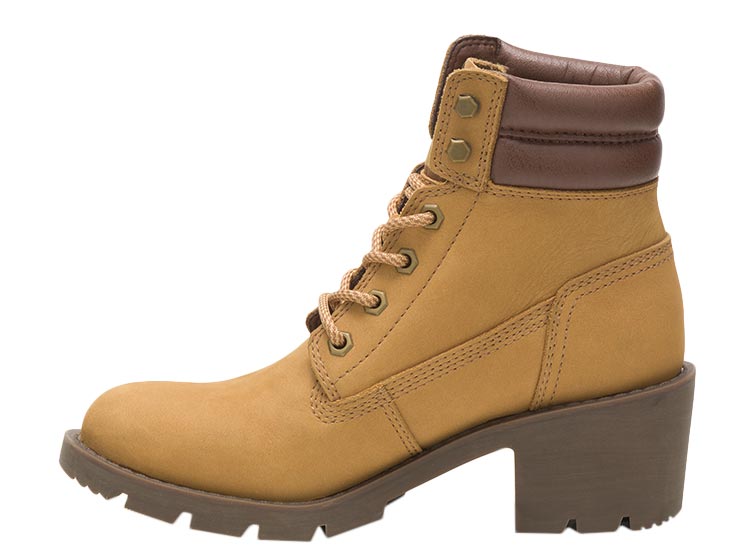 Botines Mujer CAT Cuero CAanela REWRITE