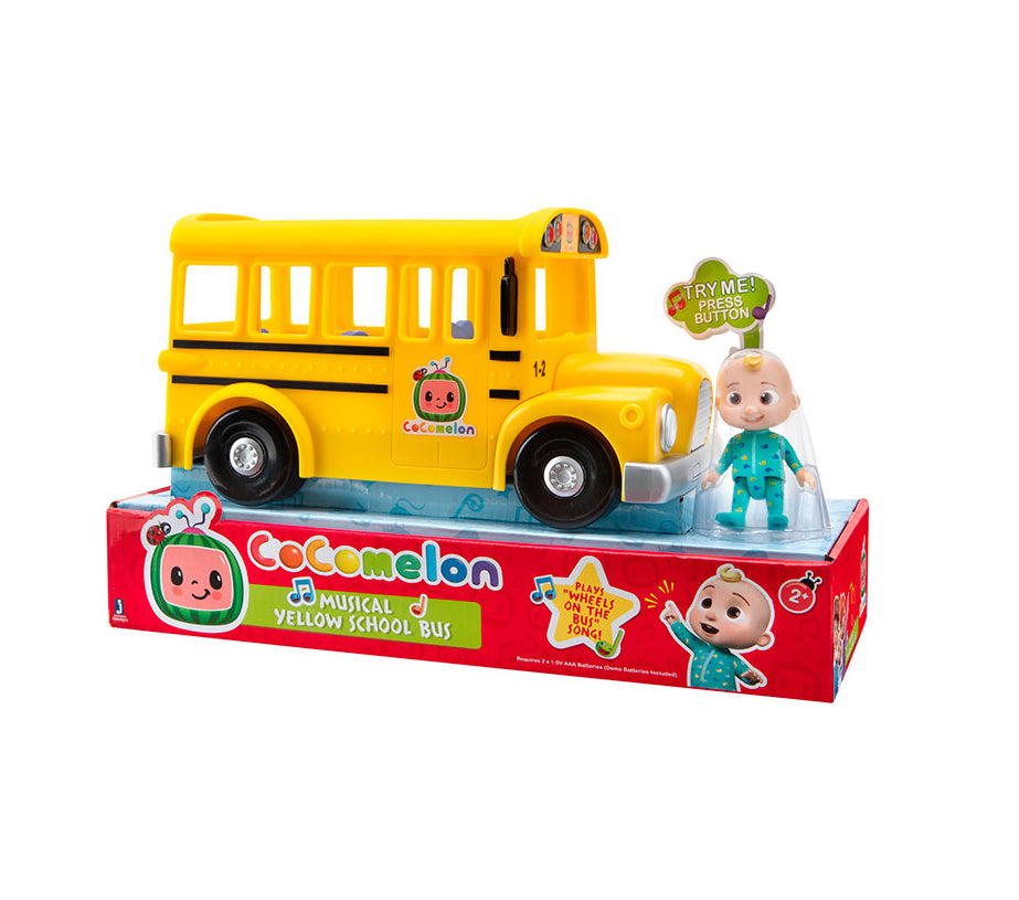 BUS ESCOLAR COCOMELON CON FIGURA JJ