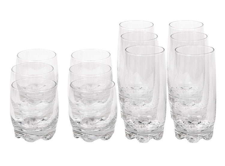 SET VASOS RIPLEY HOME ALTOS Y BAJOS