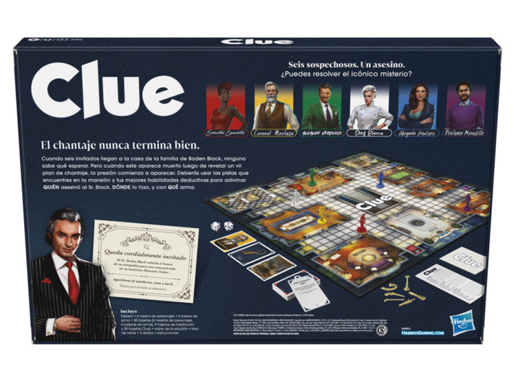 JUEGO HASBRO GAMING CLUE