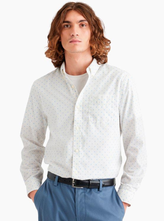 CAMISA DOCKERS MANGA LARGA REGULAR
