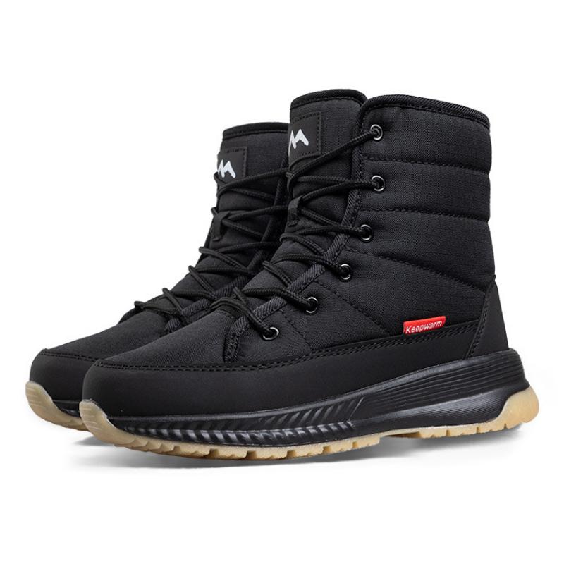 Botas de nieve gruesas de felpa Resistentes al frío