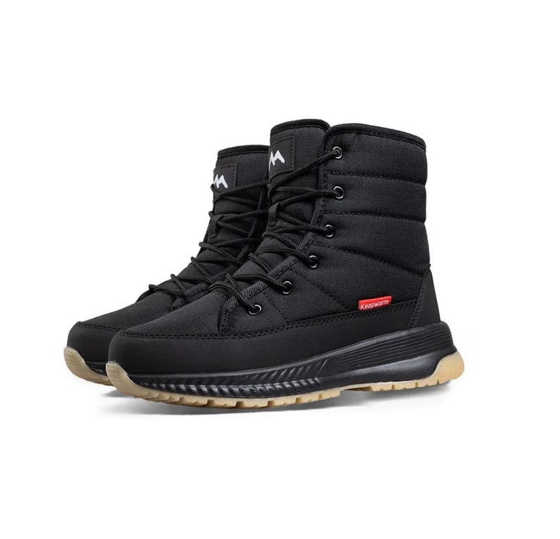 Botas de nieve gruesas de felpa Resistentes al frío