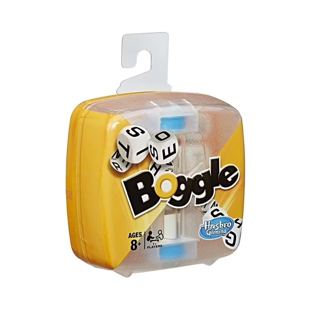 Hasbro Gaming Boggle Clásico Juego de Mesa Portátil +8 Años