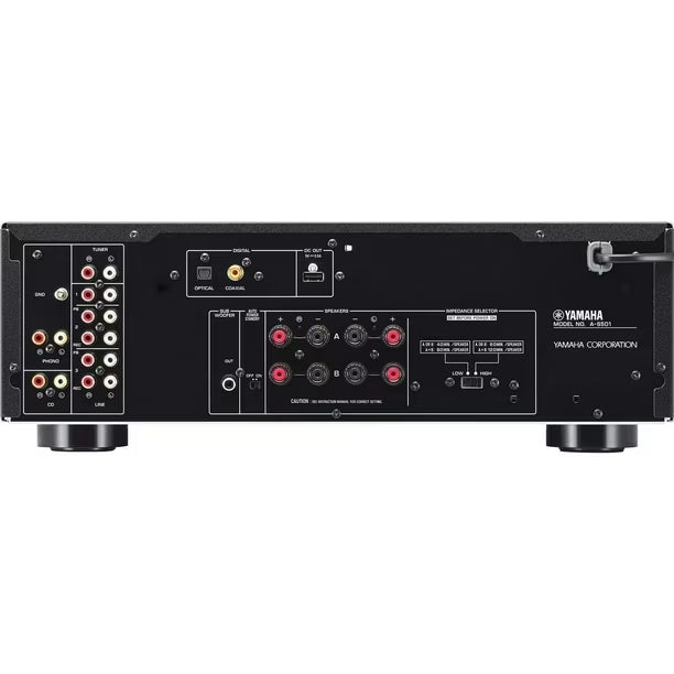 Amplificador Yamaha A-S501BL Natural Sound Integrado Estéreo 85W + 85W – 120V
