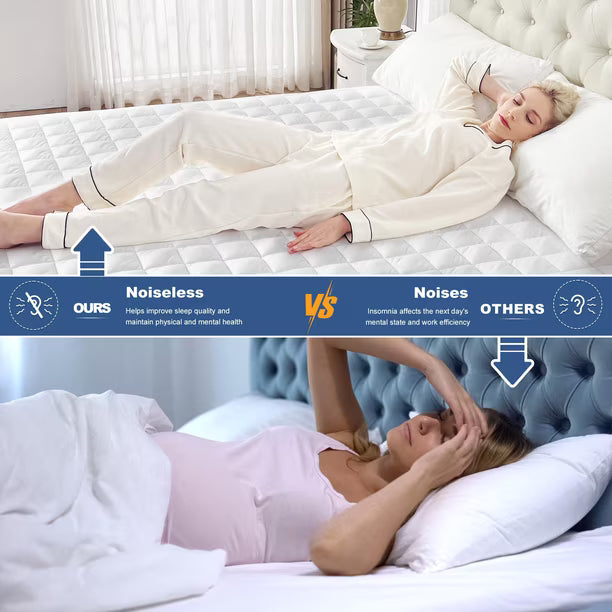 Protector de Colchón Impermeable GRT Twin Size | Acolchado | Algodón | Nuevo