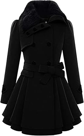 Abrigo Trinchera con doble botonadura para Mujer