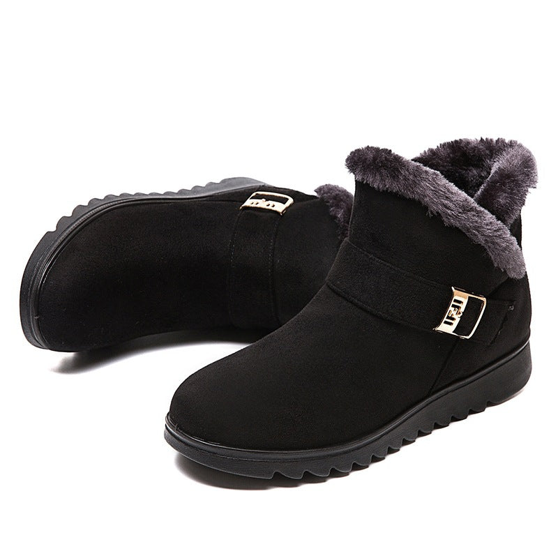 Botines Impermeables Con Chiporro - Negro