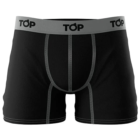 TOP Boxer Medio Algodón Color Pack 5. Gama Azul Oscuro