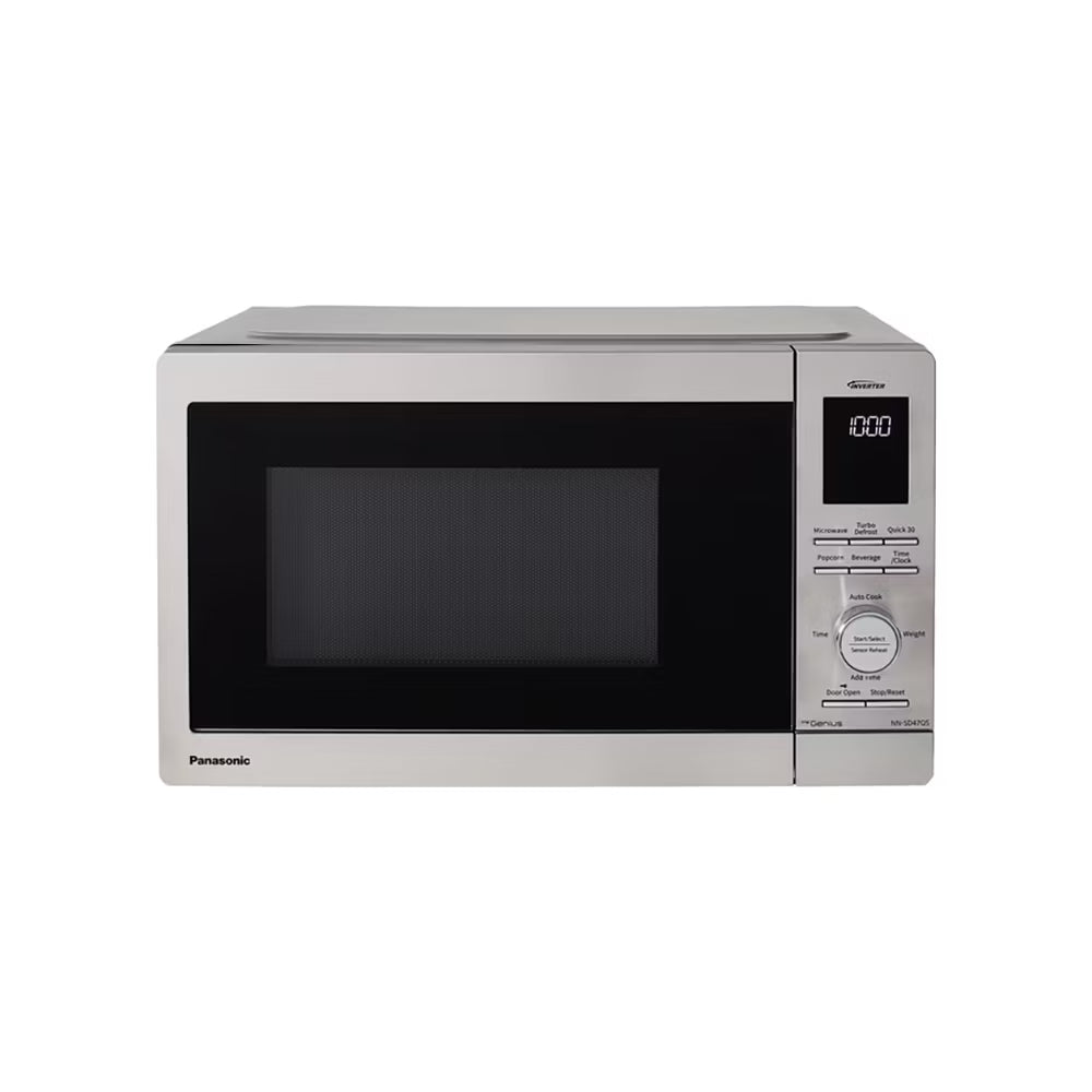 Microondas Panasonic NN-SD47QSDAYH Inversor 0.9 Pies Cúbicos 1000W