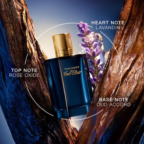 Perfume Davidoff Cool Elixir Eau de Cologne para hombre 30 ml