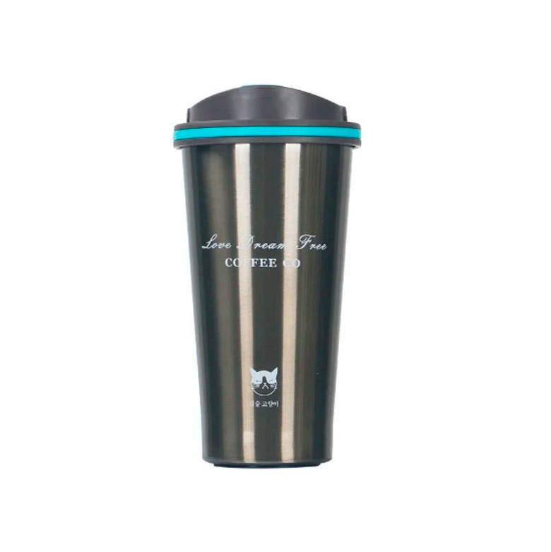 Vaso Termico Portátil Doble Capa De Acero Inoxidable Café