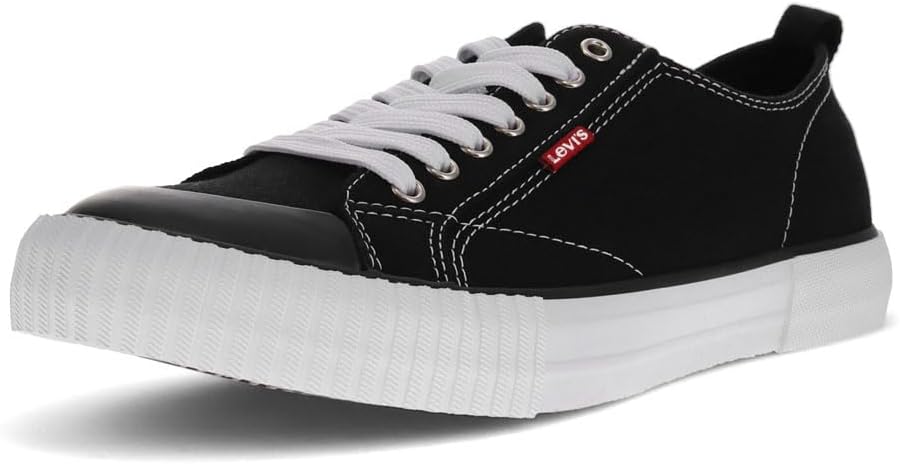 Levi's Tenis casuales Anikin C CVS N para hombre, Negro