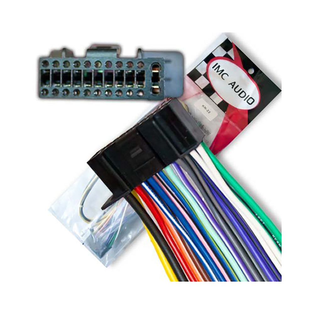 Arnés de Cableado 22 Pines para Radios Kenwood DDX, KVT, DNX y KMR