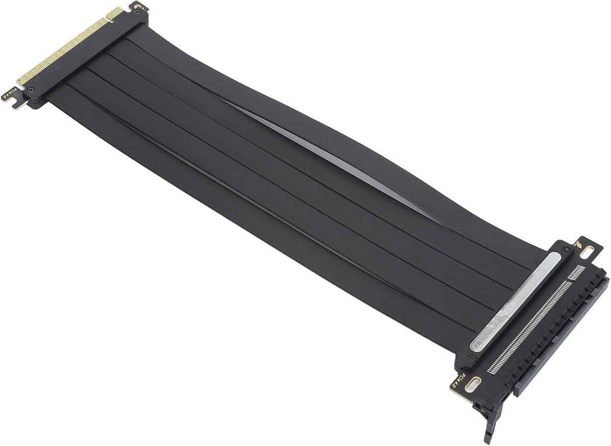 Cable Riser PCIe 4.0 x16 GOWENIC 25 cm 180° para Tarjeta Gráfica