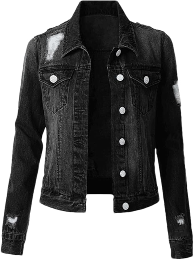 Chaqueta de denim mezclilla