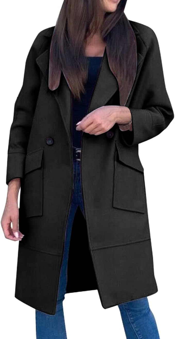 Chaqueta delgada abrigo casual para mujeres