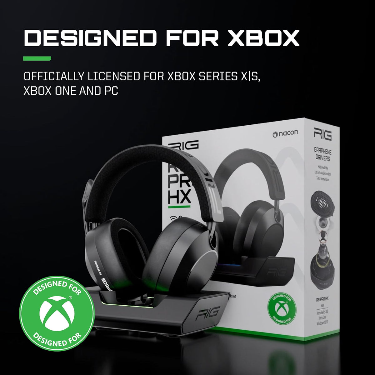 RIG R8 SPECTRE PRO HX Wireless Gaming Headset – Xbox / PC