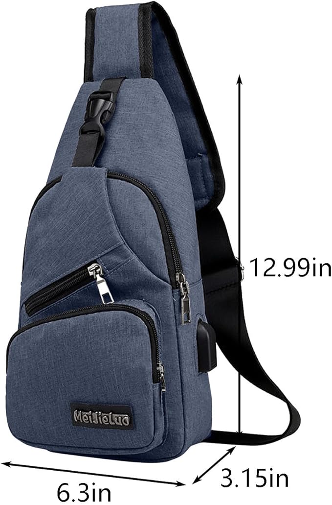 Mochila Cruzada Antirrobo Impermeable