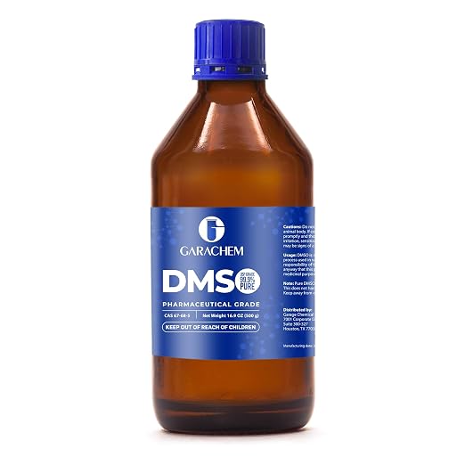 GARACHEM DMSO 99,9% Pureza – Dimetilsulfóxido Líquido – 500 ml