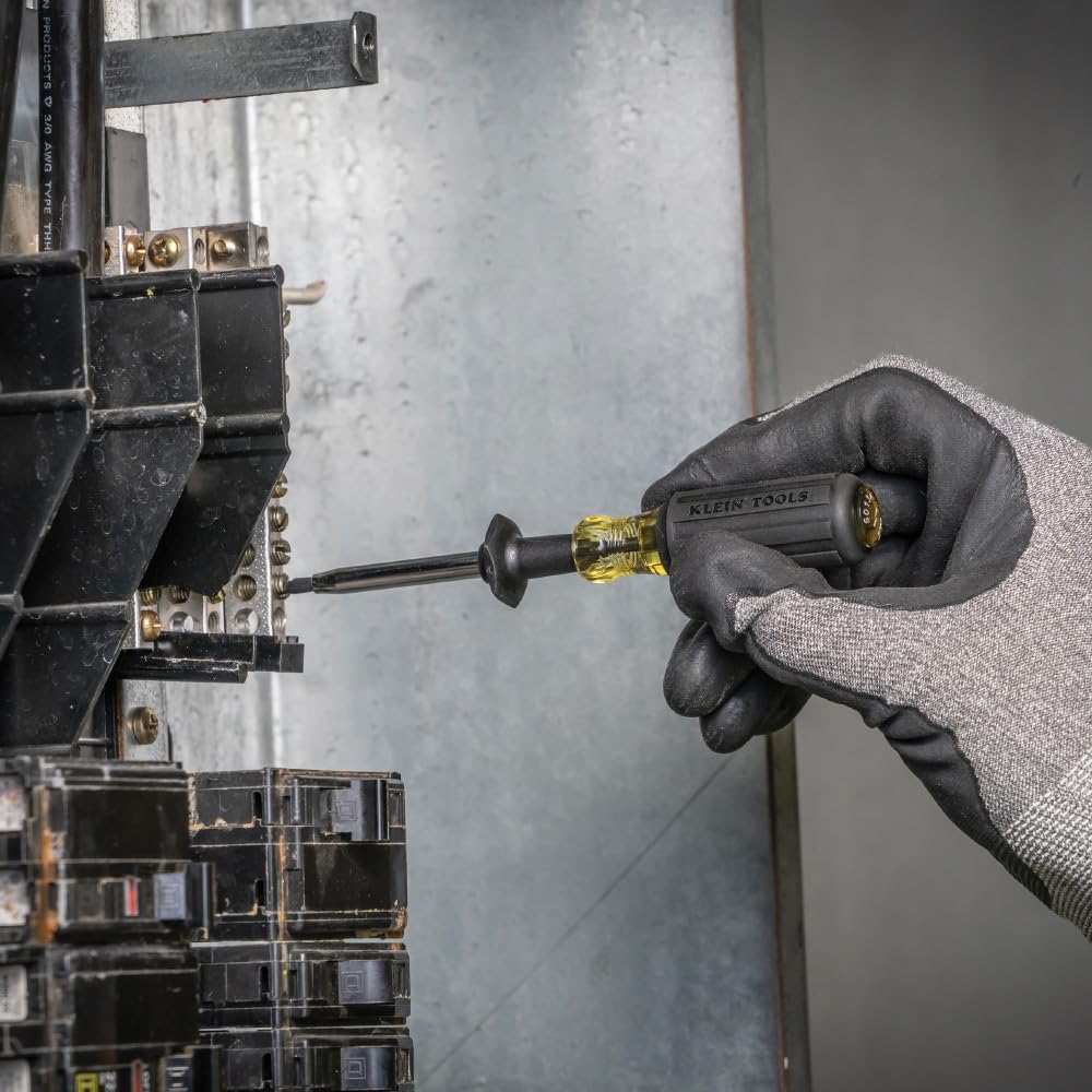 Klein Tools 85153K Set de Destornilladores Planos con Sujeción de Tornillos – 2 Piezas