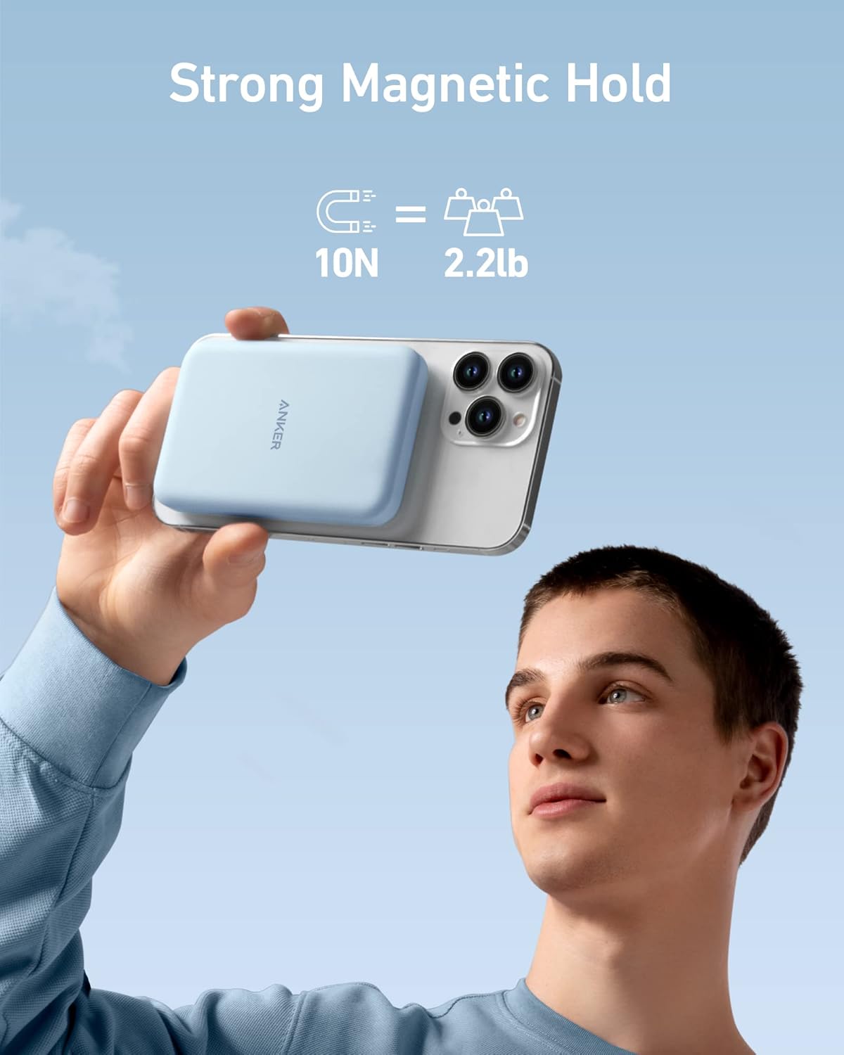 Bateria Magnetica Anker 621 Maggo Cargador Portatil Inalambrico