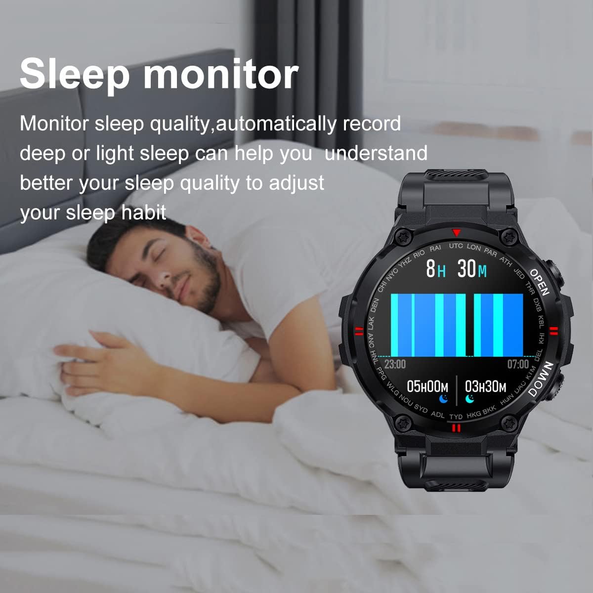 Smartwatch Sport verde militar