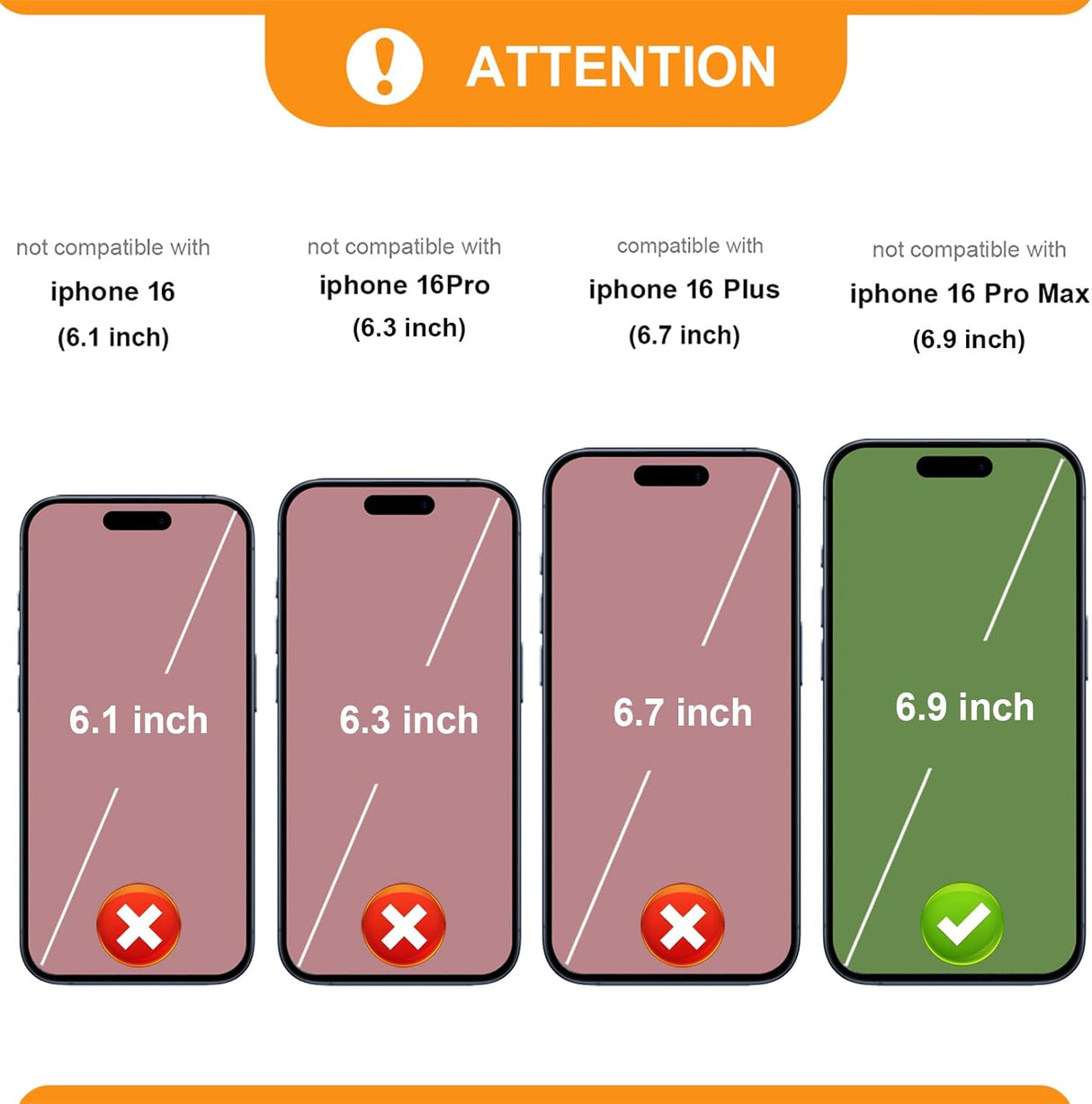 Funda tipo cartera desmontable para iPhone 16 Pro Max con bloqueo RFID