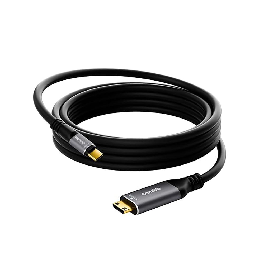 Cable USB C a Mini HDMI de 3 mts, (no HDMI), 4K a 60Hz, USB tipo C a Mini HDMI