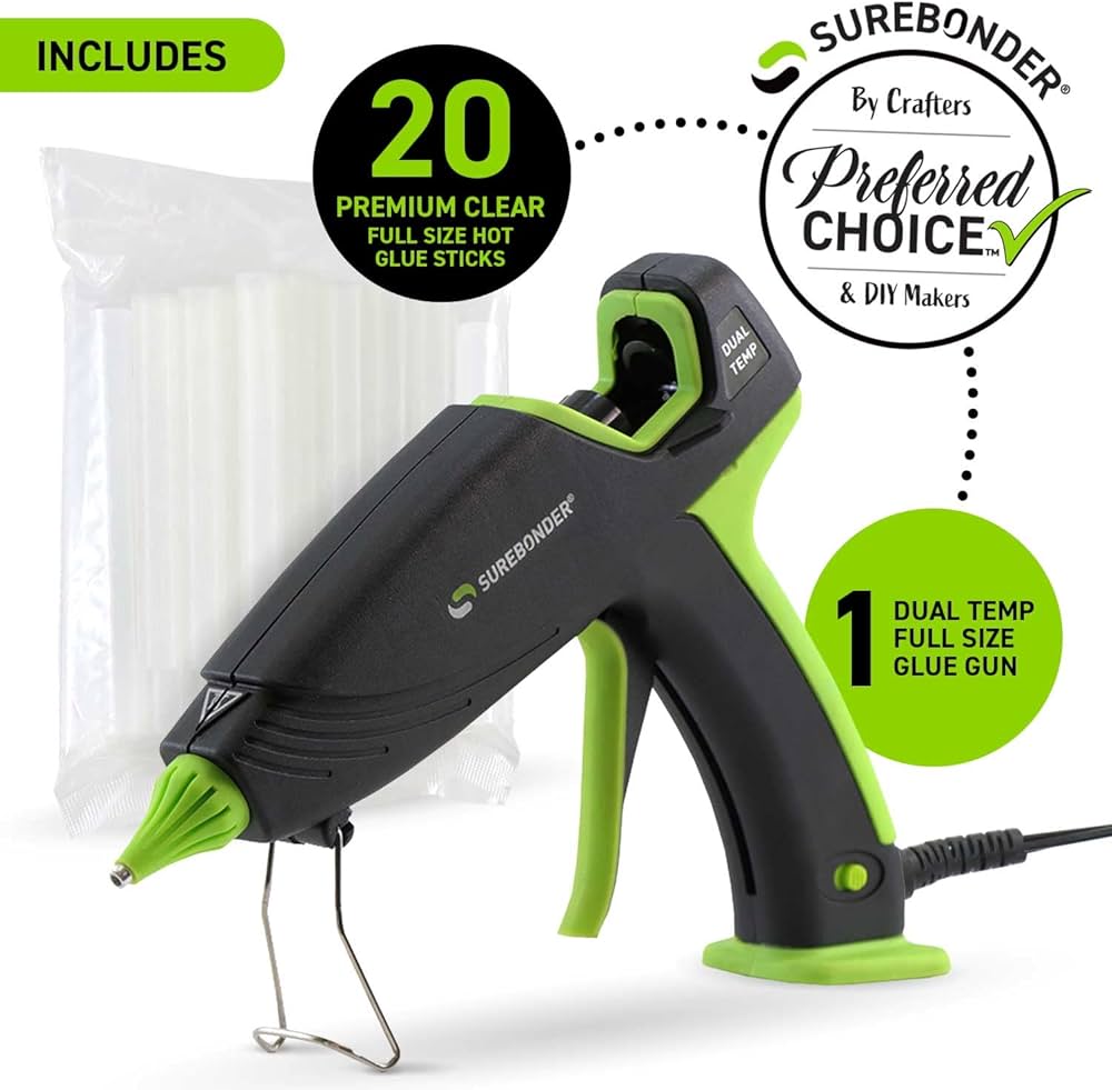 Pistola de Silicona Surebonder Ultra Dual Temp Full Size 120V