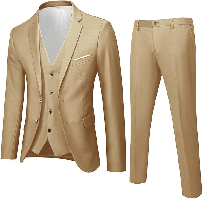 Traje Slim de tres piezas para hombre ideal Fiestas