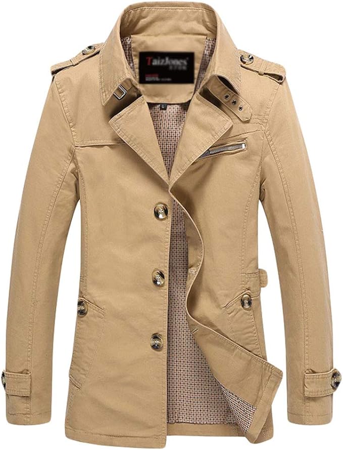 Chaqueta de moda para hombre abrigo informal