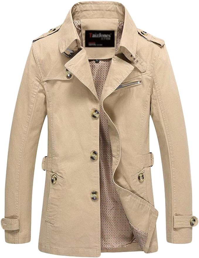 Chaqueta de moda para hombre abrigo informal