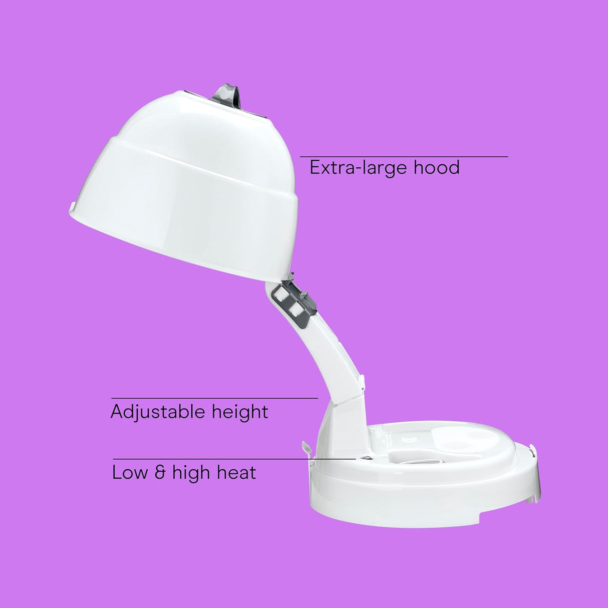 Secador de pelo Conair Pro Styler de casco, de color blanco 120V