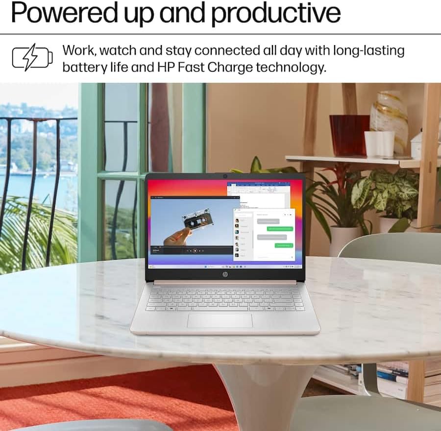 Notebook HP 14-dq6015dx 14” Intel N150 4GB RAM 128GB – Reacondicionado