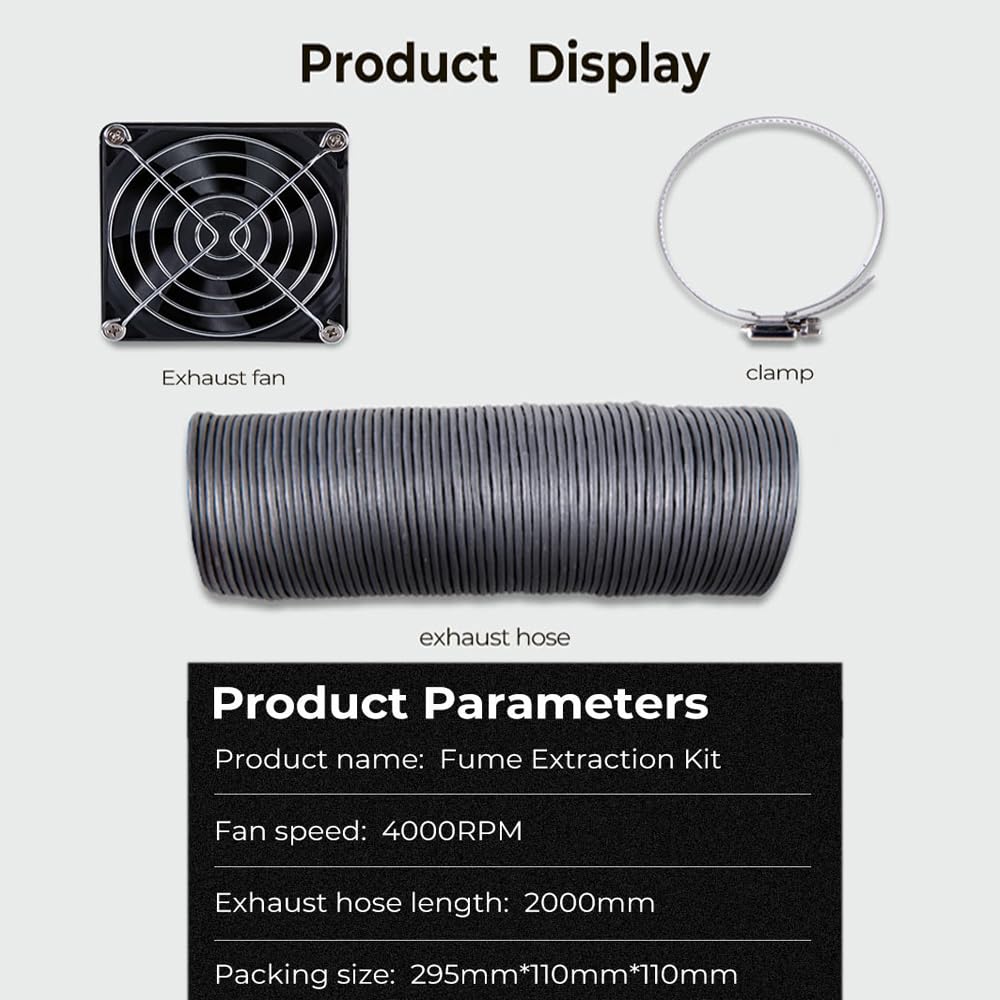 Creality Fan Extraction Kit para Ender Plus – Extractor de Humo y Ventilación