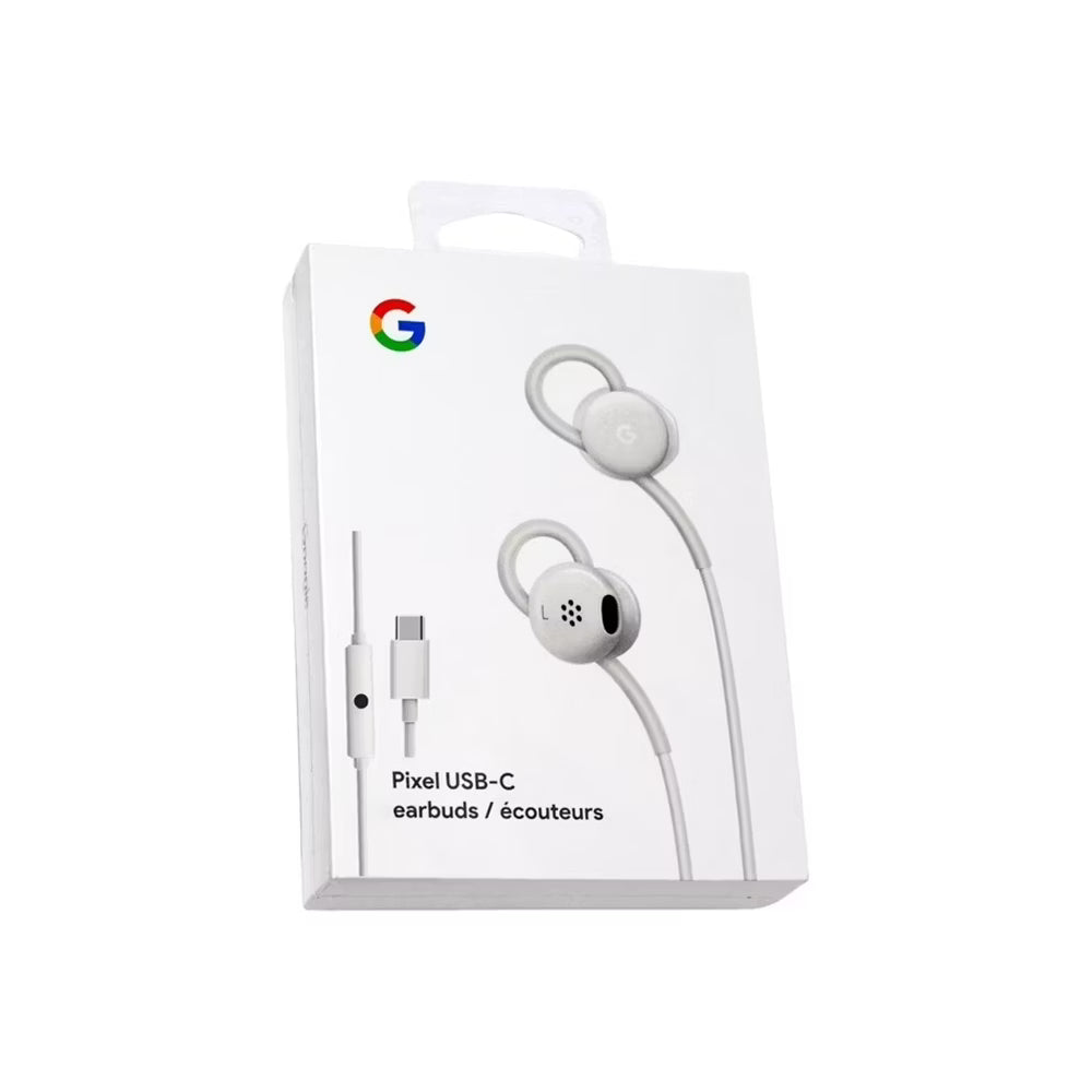 Auriculares con cable Google Earbuds USB-C para teléfonos tipo C - blancos